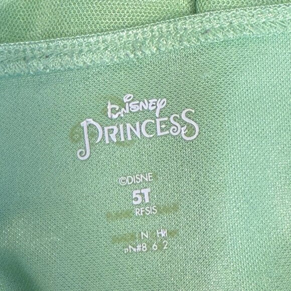 Disney - Tiana - Sleeveless Princess Sleep Dress With Lace - Size 5T - Picture 8 of 8